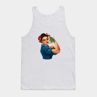 rosie the riveter weed Tank Top